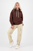 THICK LACES HOODIE | Brown