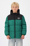 JR. PEEK PUFFER JACKET | Pine Green