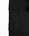 TWILL CARGO PANTS | Black