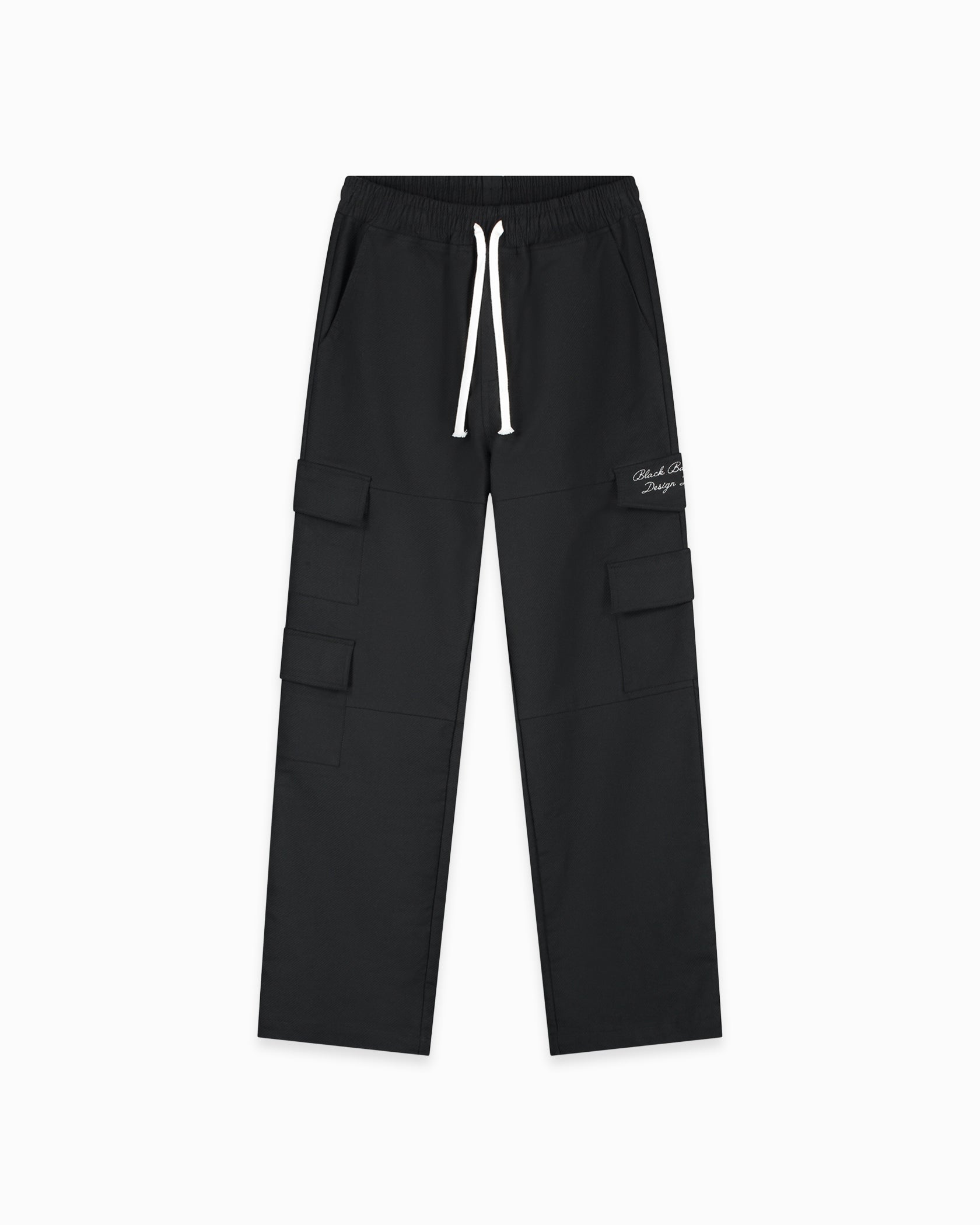TWILL CARGO PANTS | Black