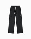 TWILL CARGO PANTS | Black