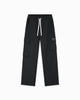 TWILL CARGO PANTS | Black