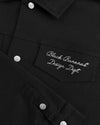 TWILL RIPPED JACKET | Black
