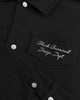 TWILL RIPPED JACKET | Black