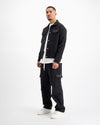 TWILL CARGO PANTS | Black