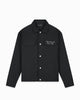 TWILL RIPPED JACKET | Black