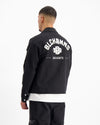 TWILL RIPPED JACKET | Black