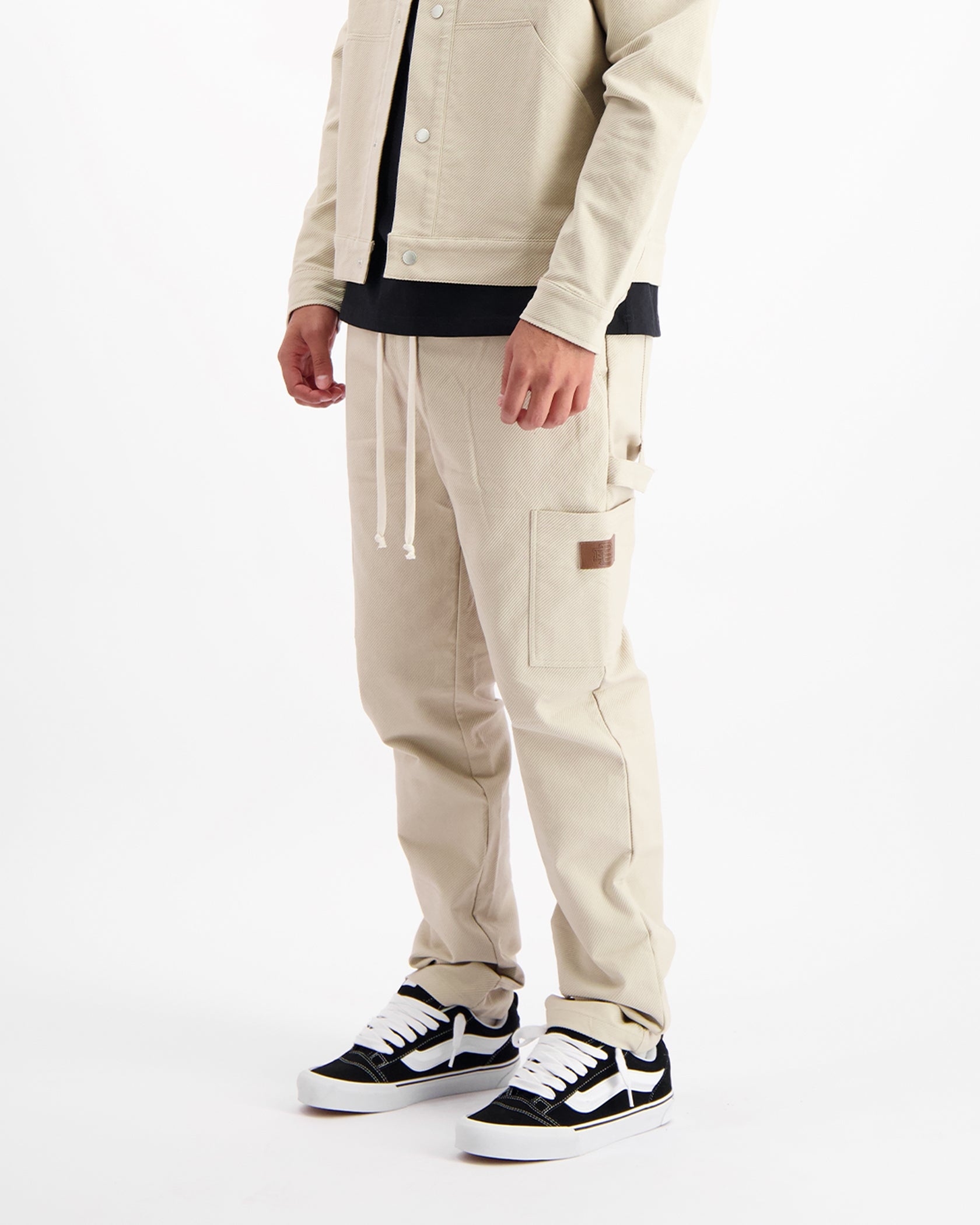 TWILL WORKER PANTS | Sand
