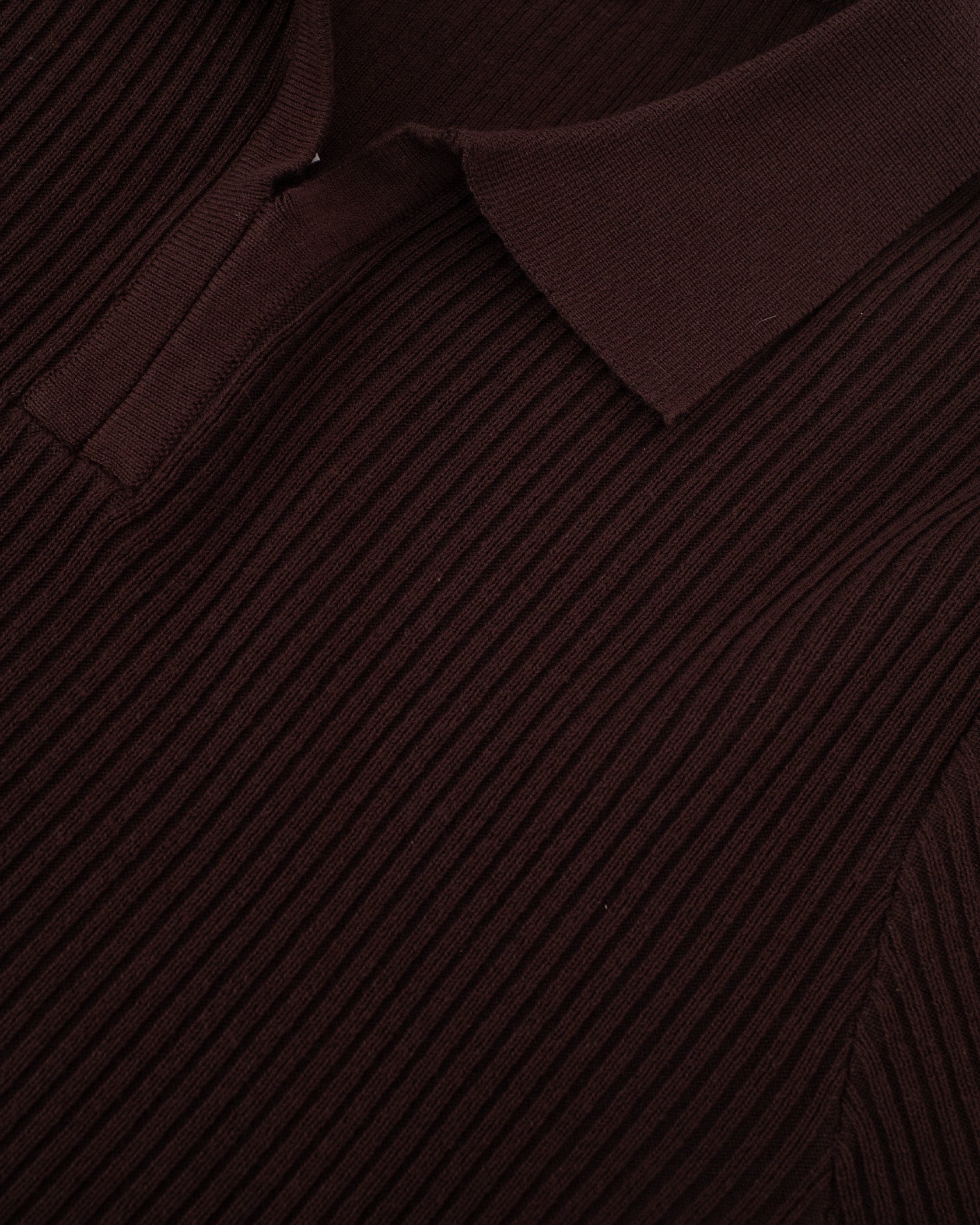 POLO DE PUNTO | Marrón