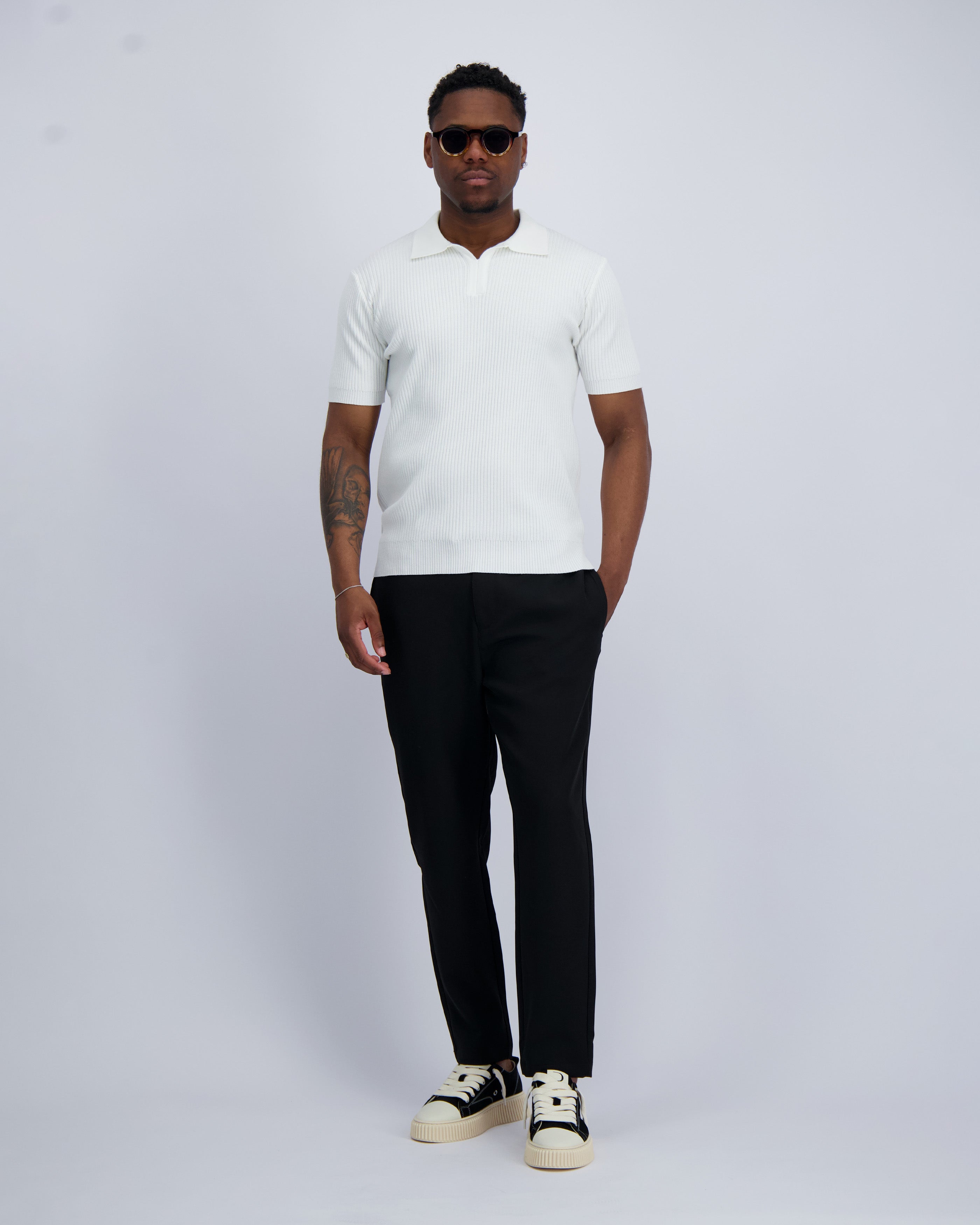POLO DE PUNTO | Blanco