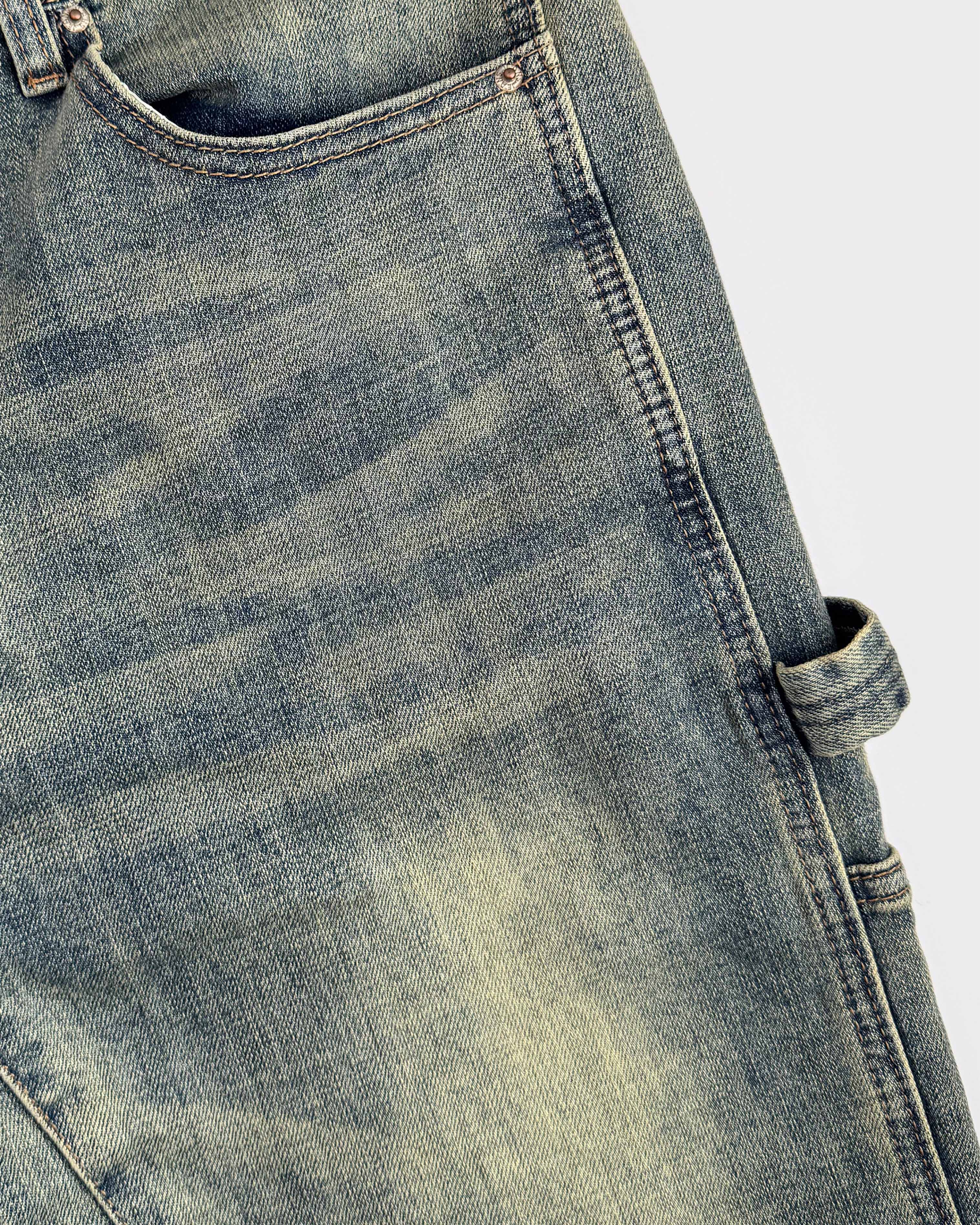 V-2 WORKER DENIM. | Blue