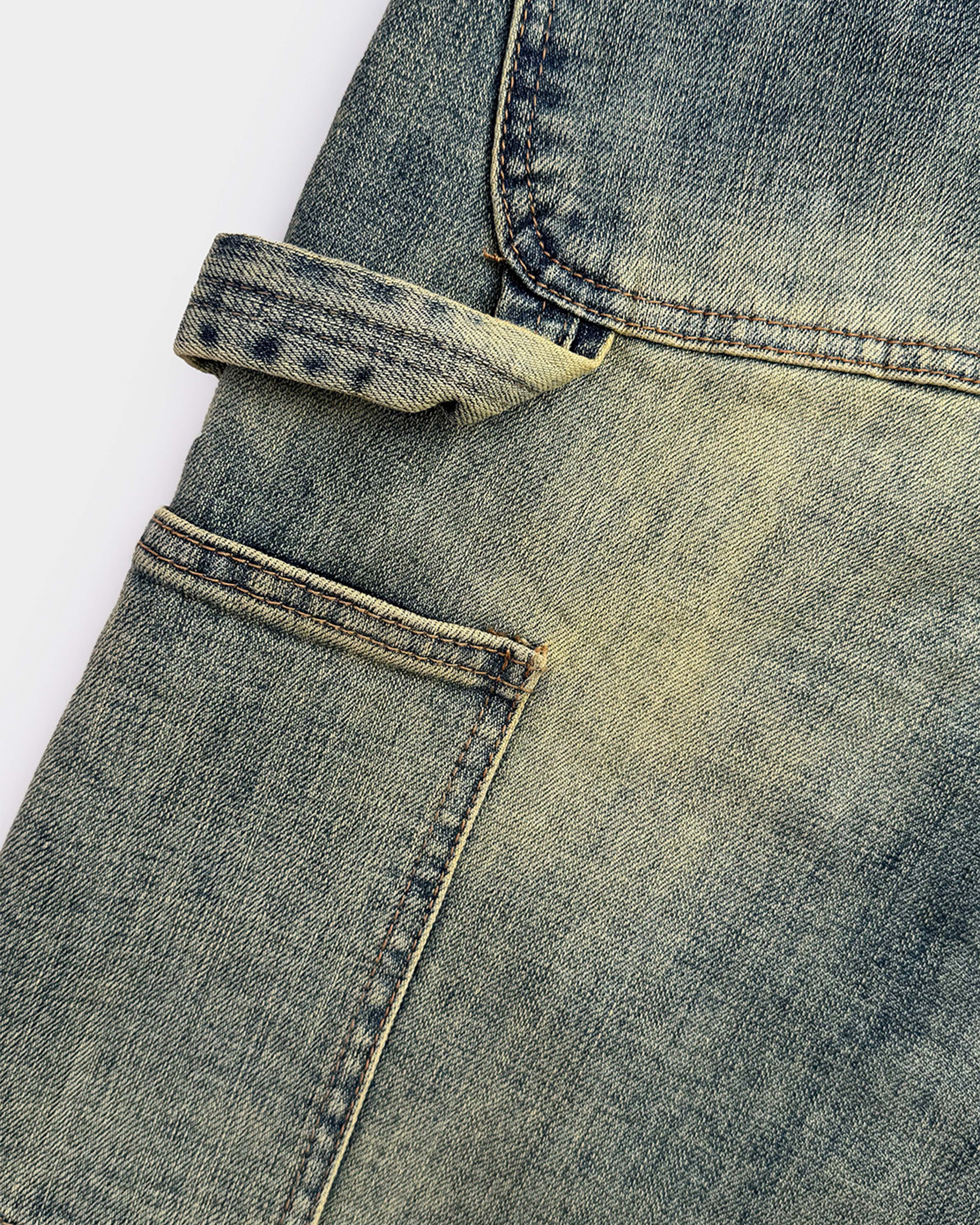 V-2 WORKER DENIM. | Blue