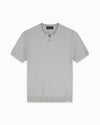 WAFLE KNIT HENLEY | Grey