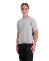 WAFLE KNIT HENLEY | Grey