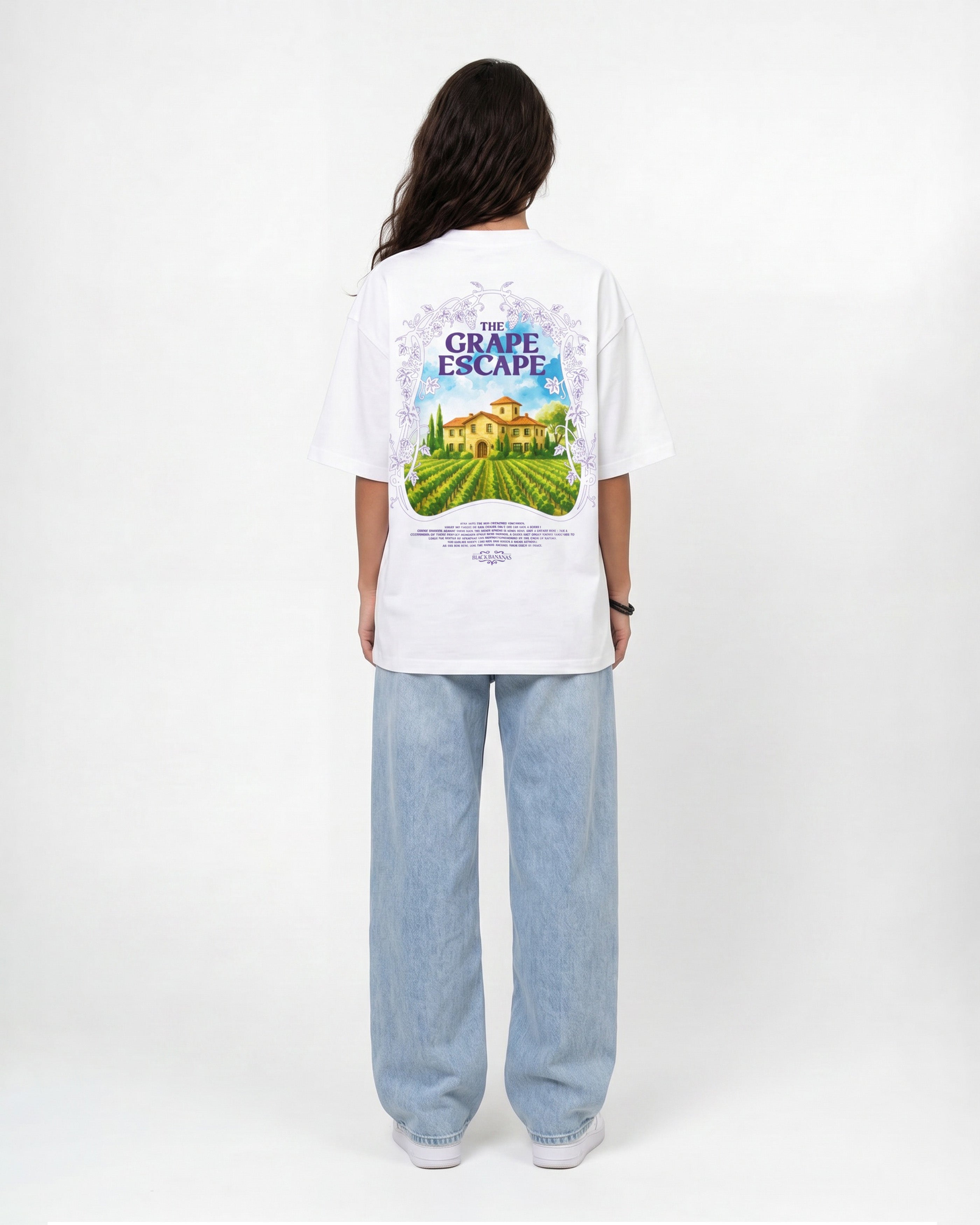 Camiseta  GRAPE ESCAPE Camiseta  Blanca