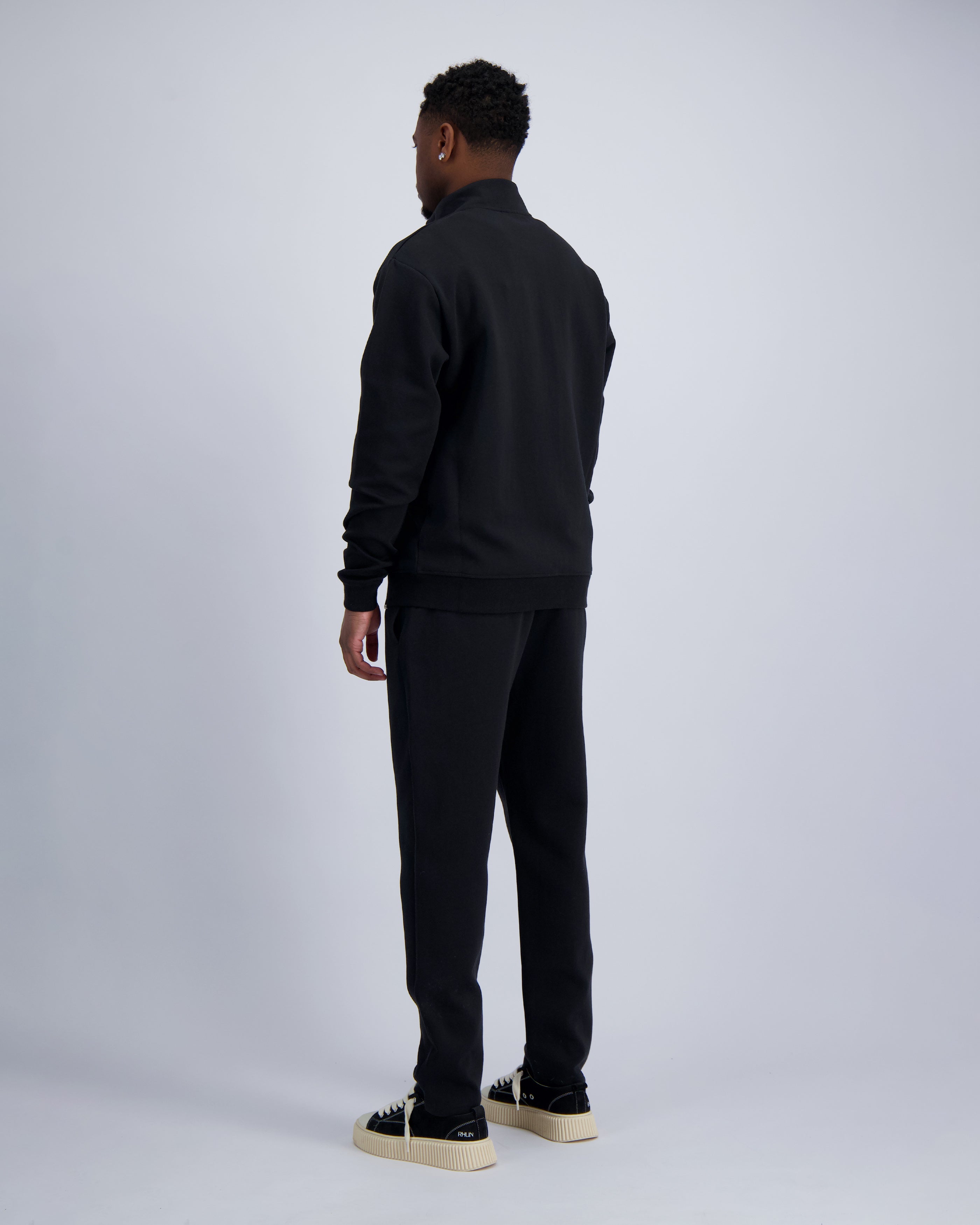 ZIPPED FLEX SUIT | Black