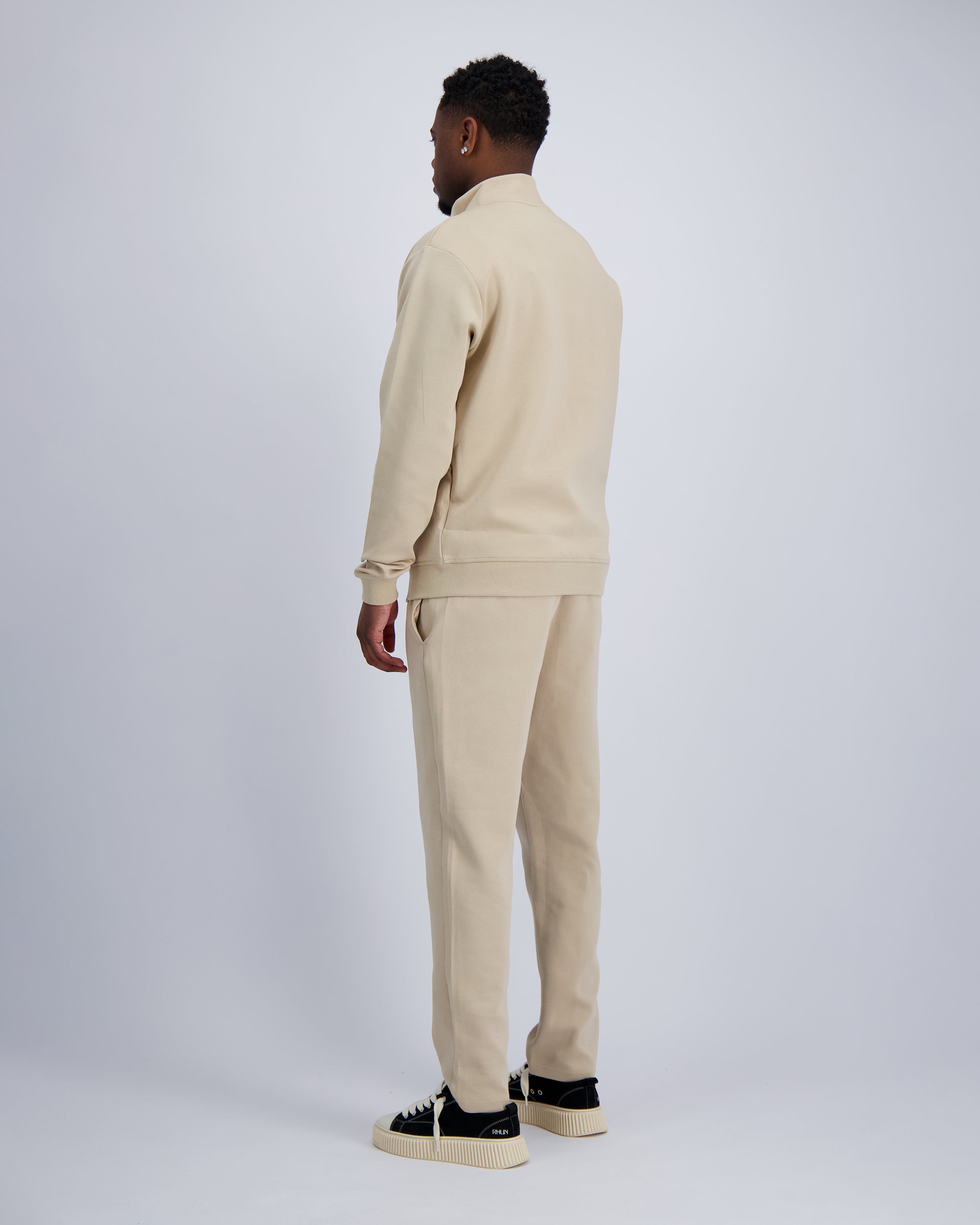 ZIPPED FLEX SUIT | Sand